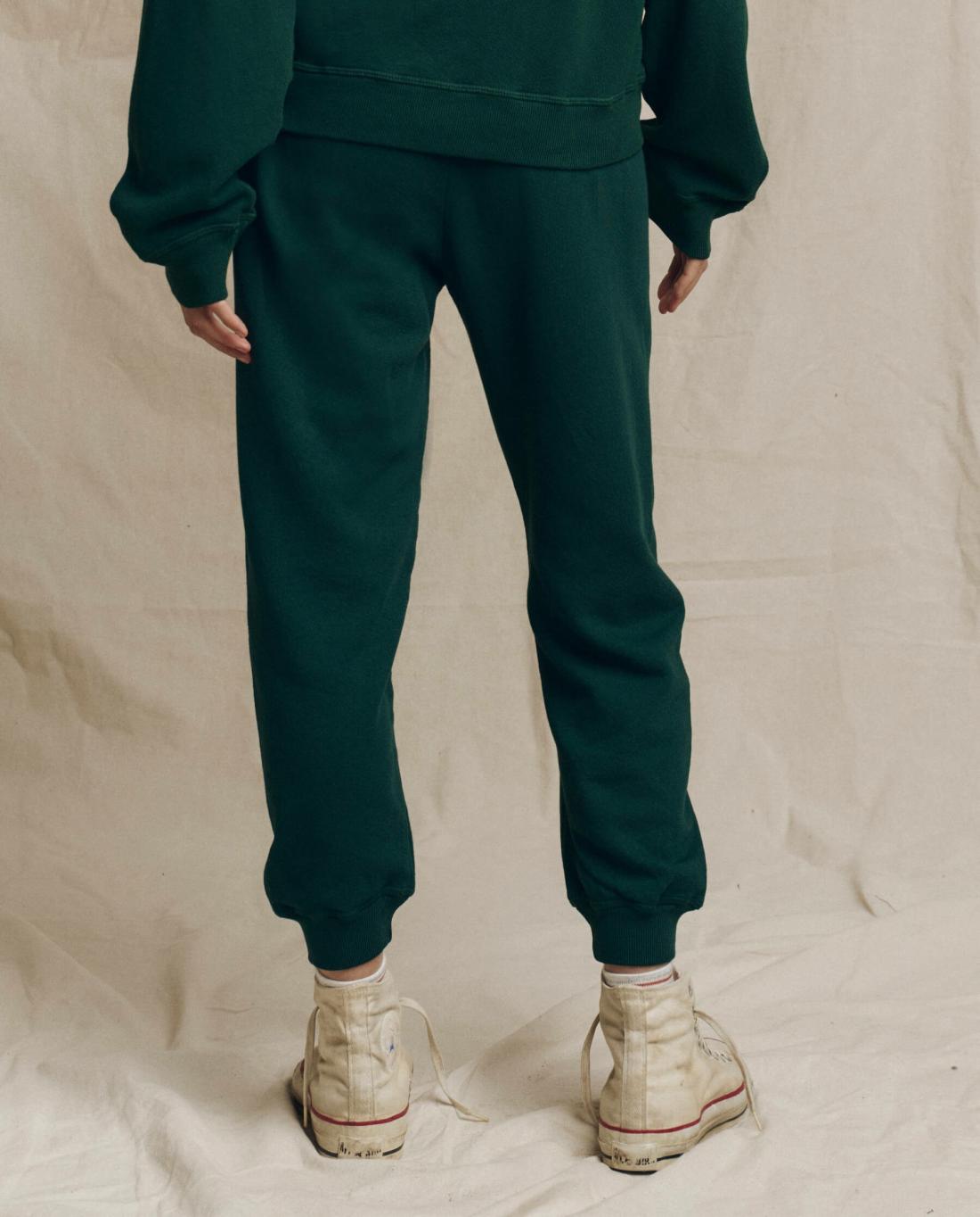 Sweatpants | Women The Great. The Cropped Sweatpant. Solid Pinyon