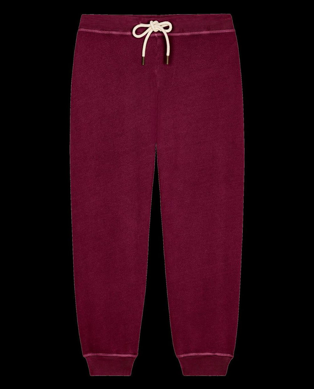 Sweatpants | Women The Great. The Cropped Sweatpant. Solid Plum