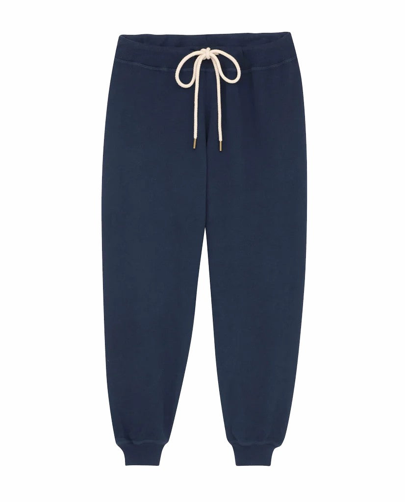 Sweatpants | Women The Great. The Cropped Sweatpant. Solid True Navy