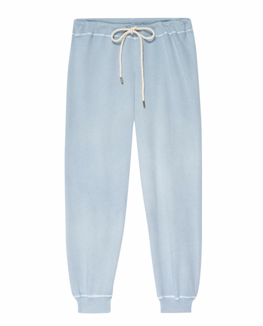 Sweatpants | Women The Great. The Cropped Sweatpant. Solid Whisper Blue