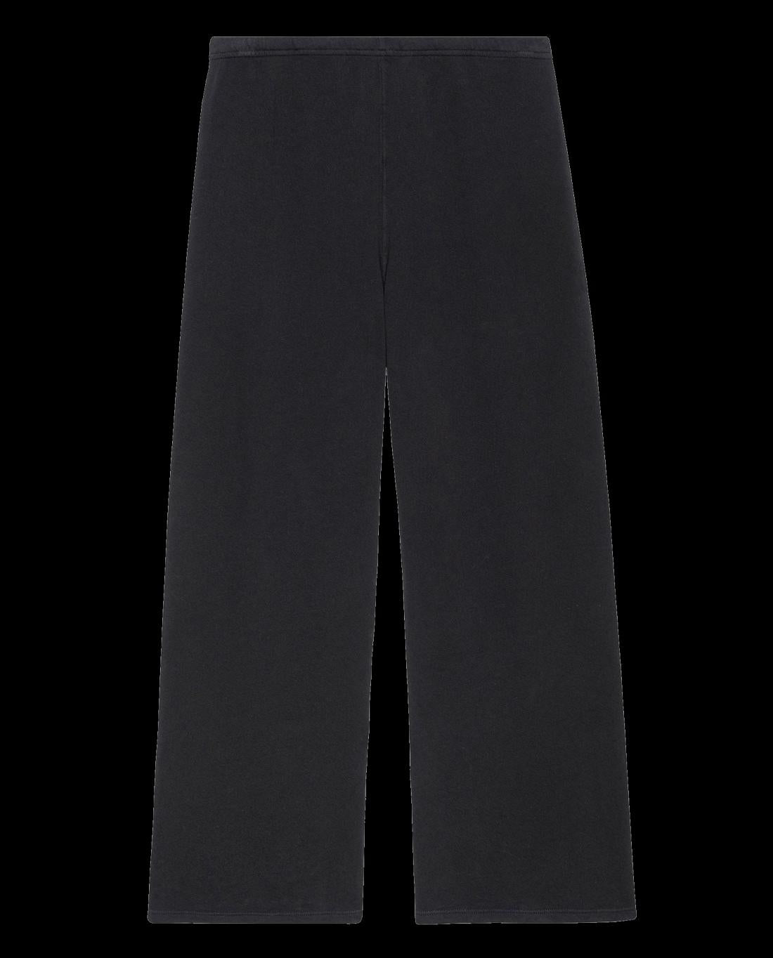 Sweatpants | Women The Great. The Lap Sweatpant. Solid Almost Black