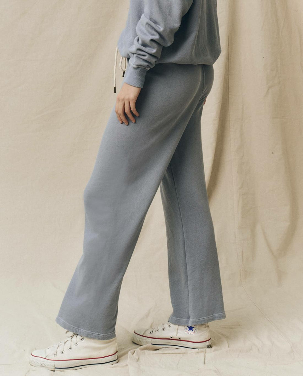 Sweatpants | Women The Great. The Lap Sweatpant. Solid Big Sky
