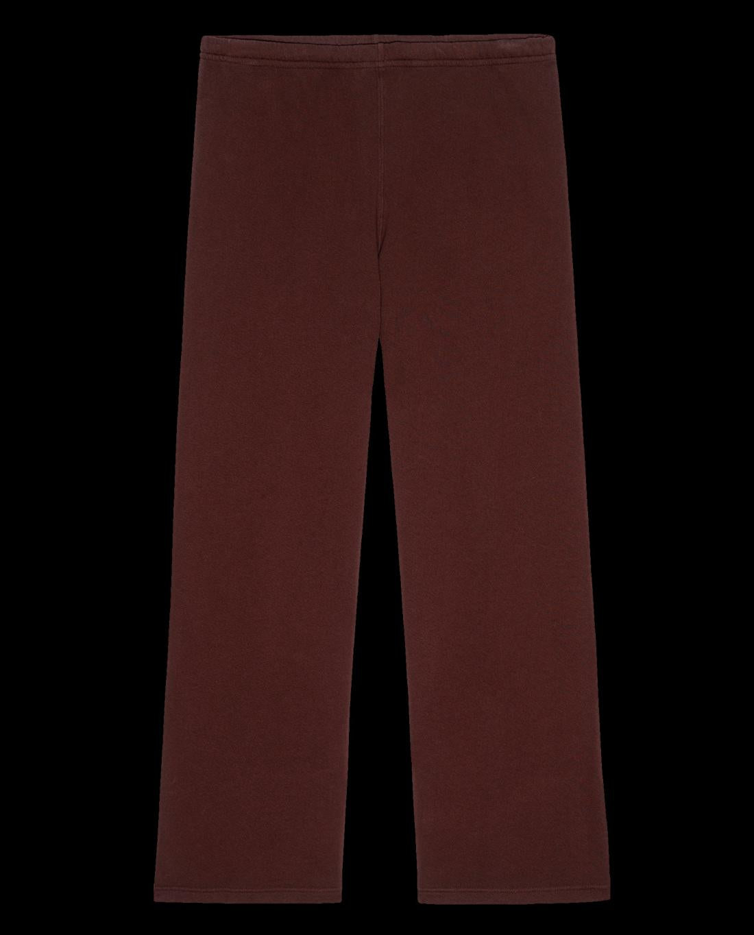 Sweatpants | Women The Great. The Lap Sweatpant. Solid Toasted Walnut