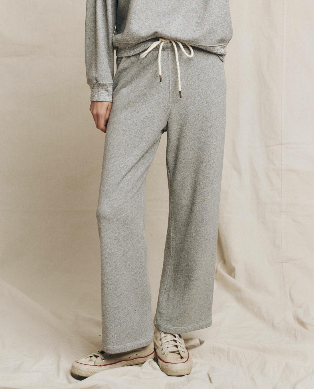 Sweatpants | Women The Great. The Lap Sweatpant. Solid Varsity Grey