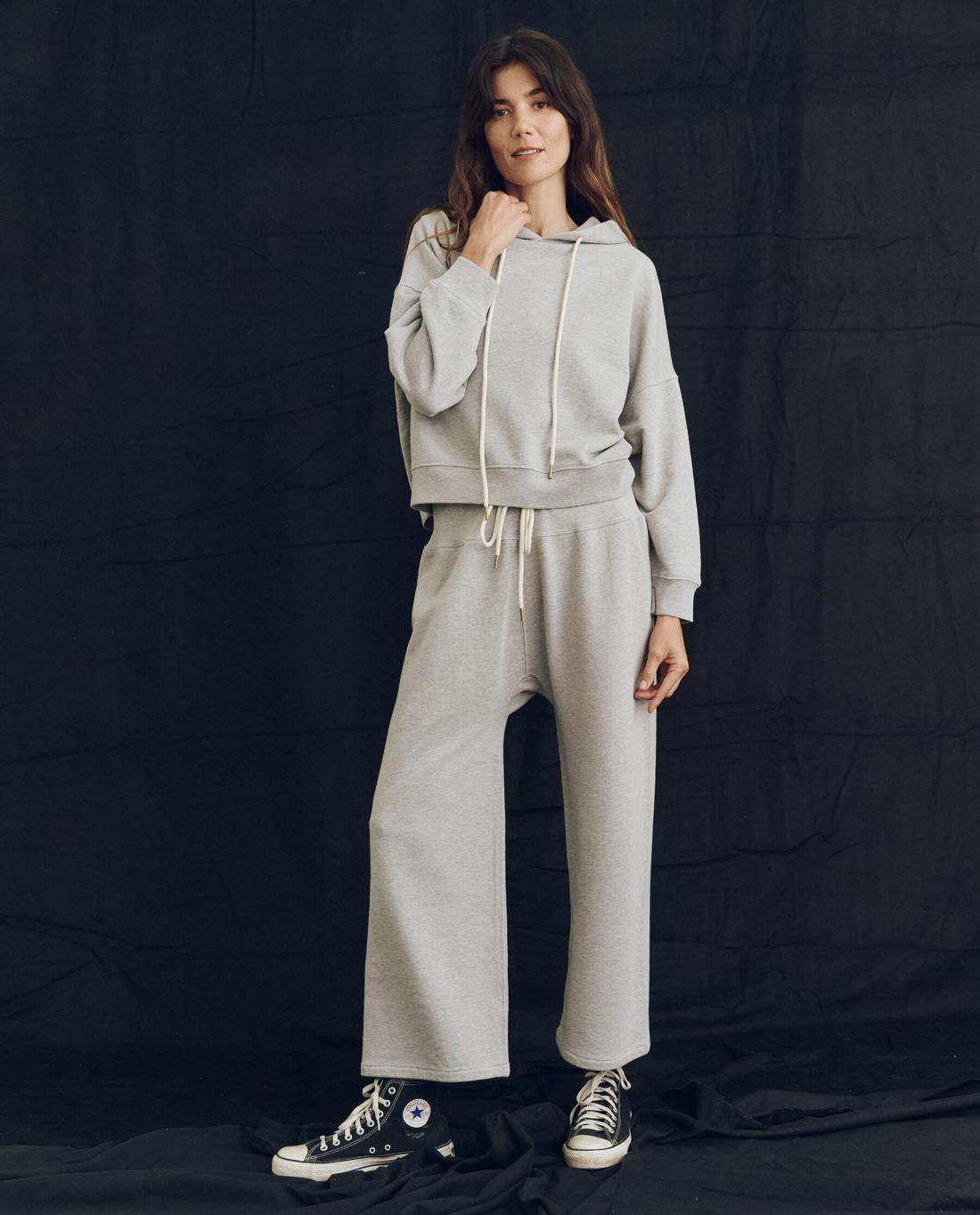 Sweatpants | Women The Great. The Relay Sweatpant. Solid Lofty Heather Grey