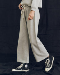 Sweatpants | Women The Great. The Relay Sweatpant. Solid Lofty Heather Grey