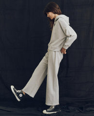 Sweatpants | Women The Great. The Relay Sweatpant. Solid Lofty Heather Grey