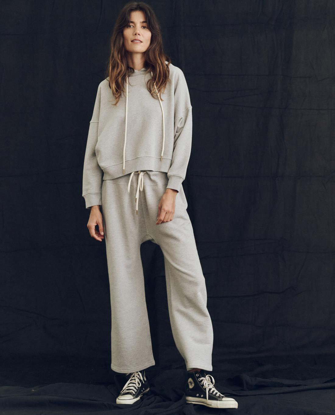 Sweatpants | Women The Great. The Relay Sweatpant. Solid Lofty Heather Grey