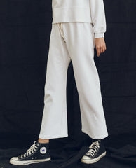 Sweatpants | Women The Great. The Relay Sweatpant. Solid True White
