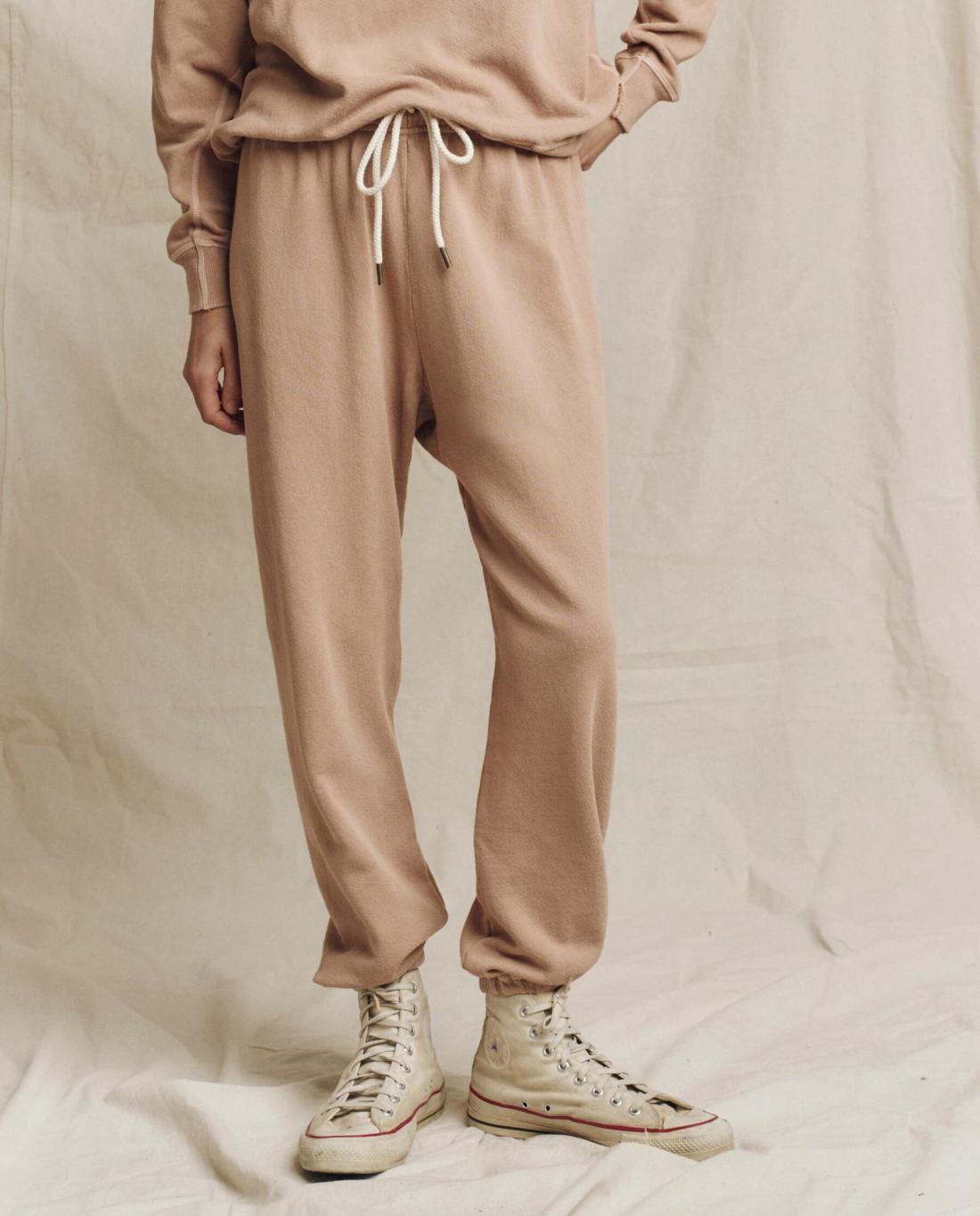 Sweatpants | Women The Great. The Stadium Sweatpant. Solid Biscotti