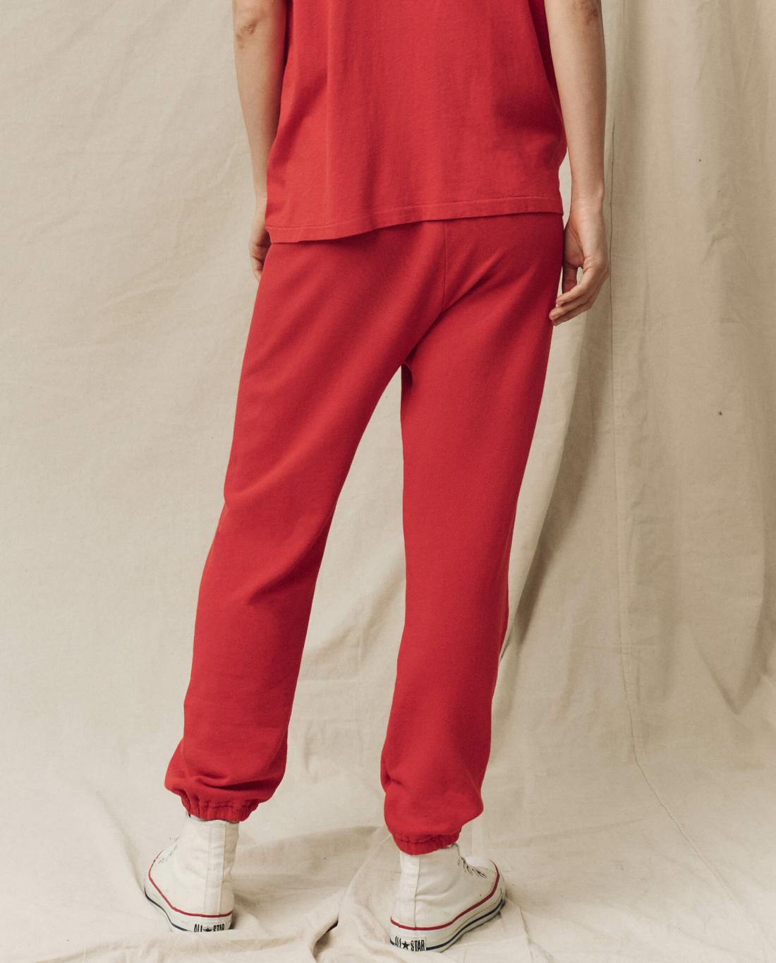 Sweatpants | Women The Great. The Stadium Sweatpant. Solid Campfire