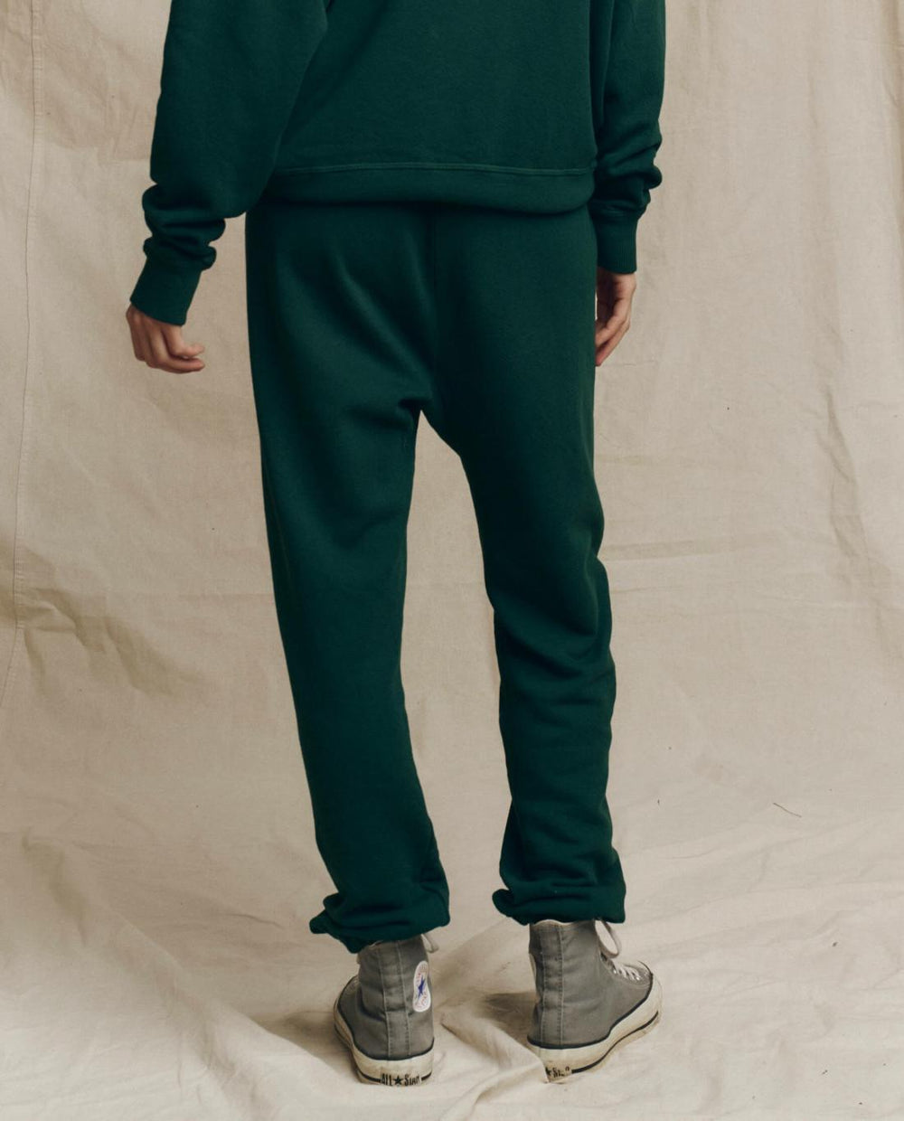 Sweatpants | Women The Great. The Stadium Sweatpant. Solid Pinyon