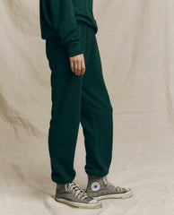 Sweatpants | Women The Great. The Stadium Sweatpant. Solid Pinyon