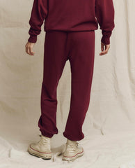 Sweatpants | Women The Great. The Stadium Sweatpant. Solid Plum