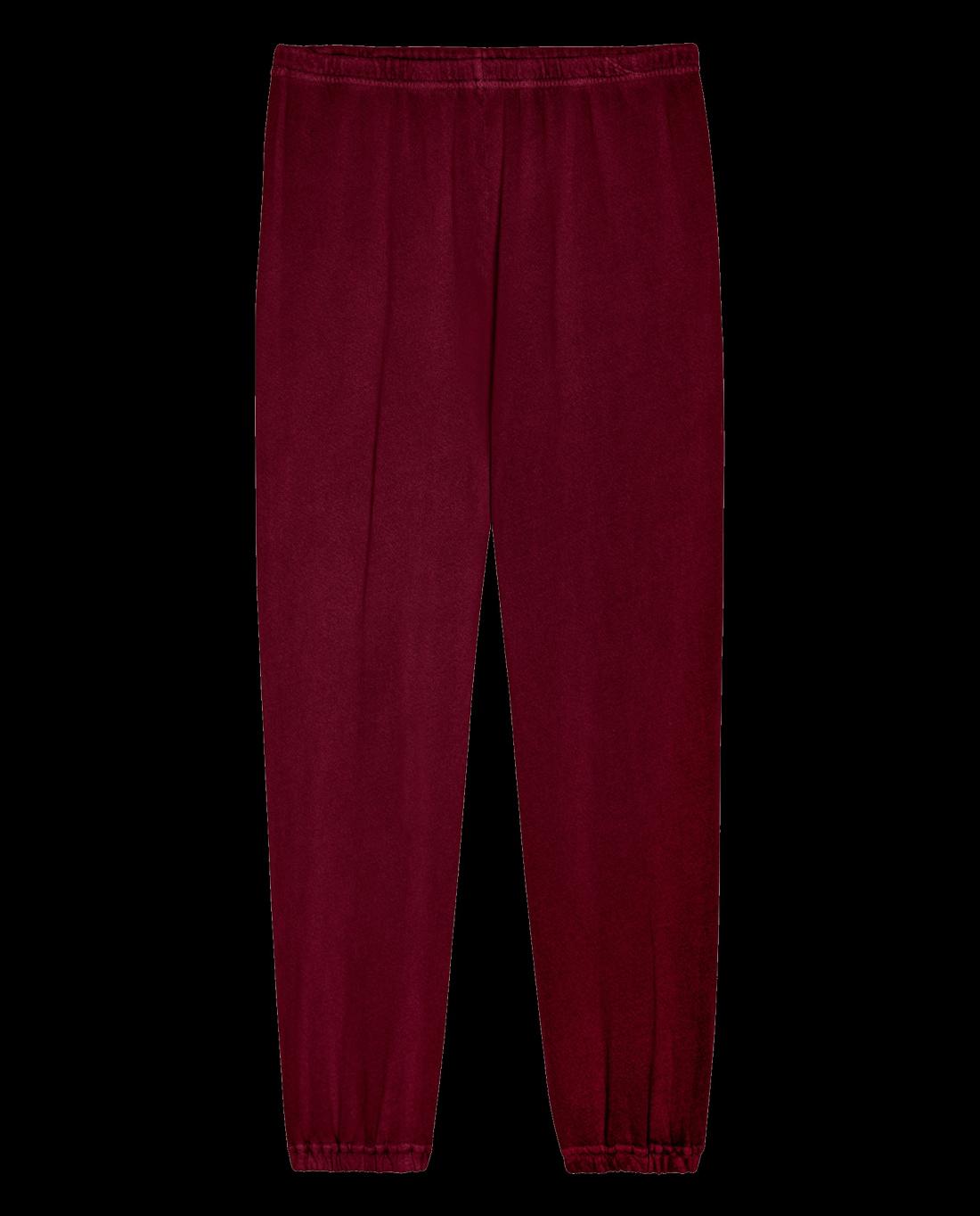 Sweatpants | Women The Great. The Stadium Sweatpant. Solid Plum