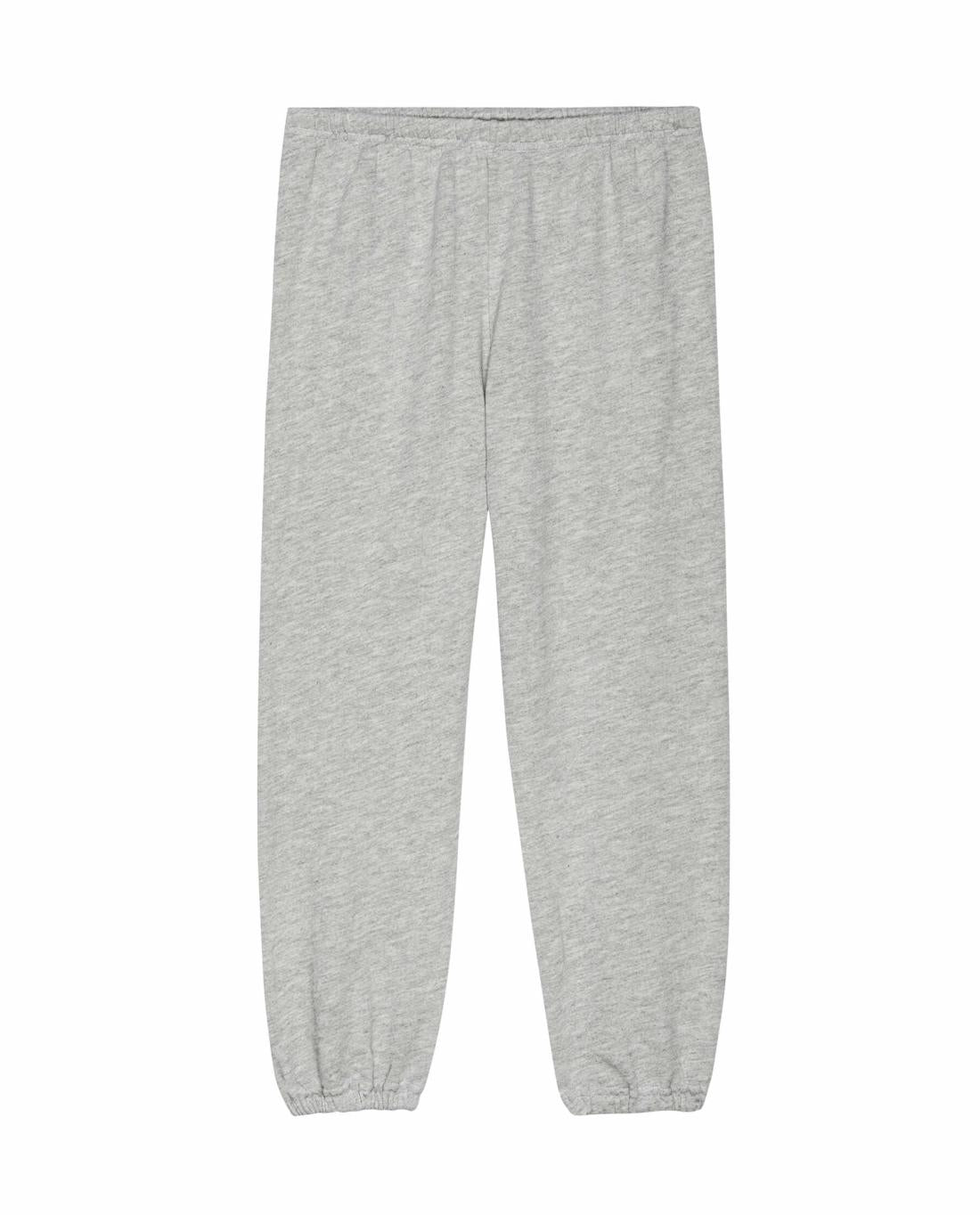 Sweatpants | Women The Great. The Stadium Sweatpant. Solid Soft Heather Grey