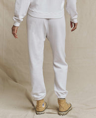 Sweatpants | Women The Great. The Stadium Sweatpant. Solid True White