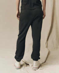 Sweatpants | Women The Great. The Stadium Sweatpant. Solid Washed Black