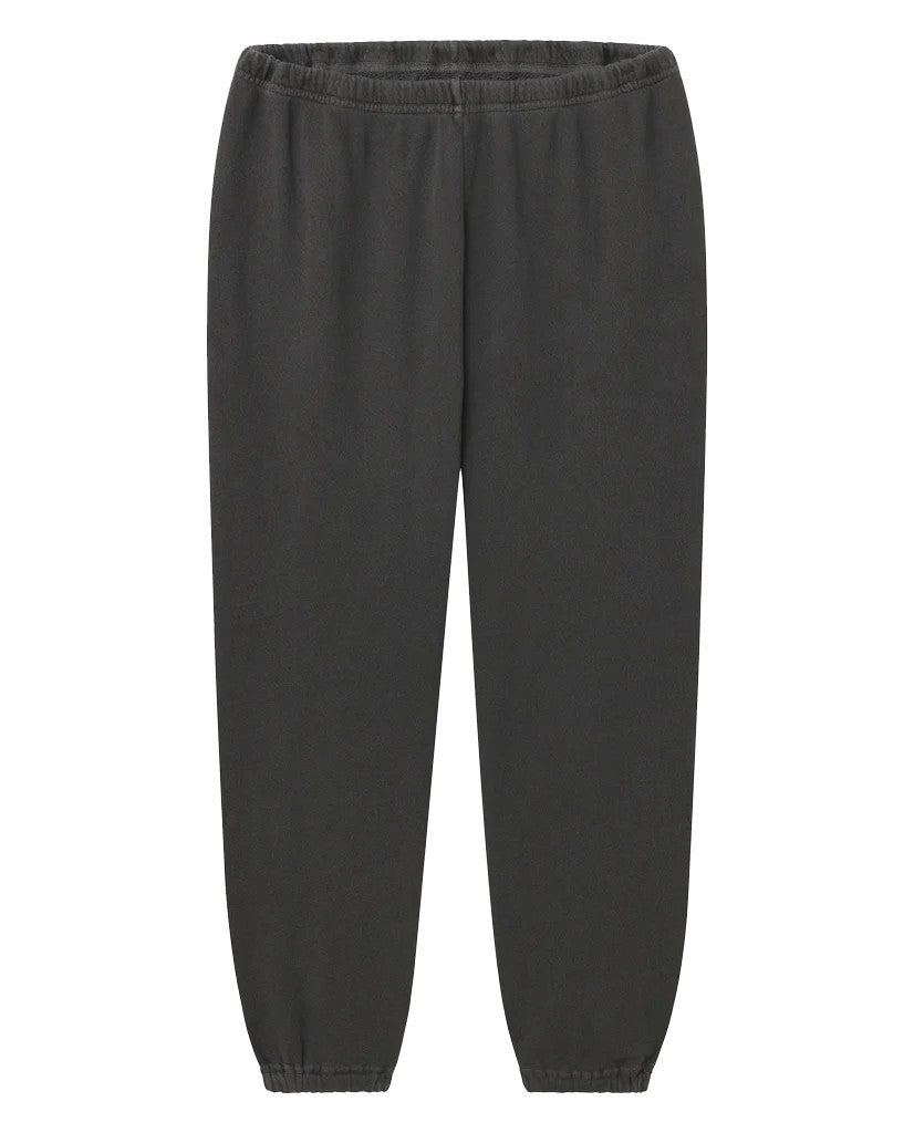 Sweatpants | Women The Great. The Stadium Sweatpant. Solid Washed Black