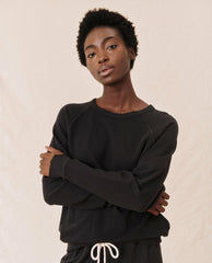 Sweatshirts | Women The Great. The College Sweatshirt. Almost Black