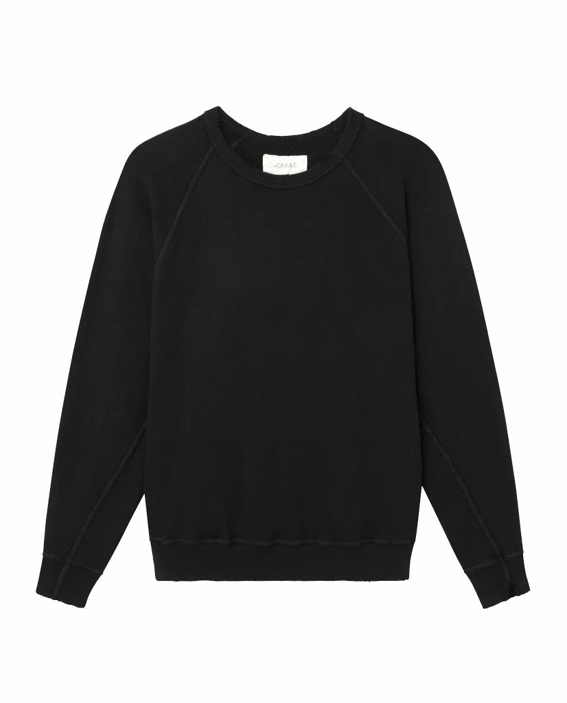 Sweatshirts | Women The Great. The College Sweatshirt. Almost Black