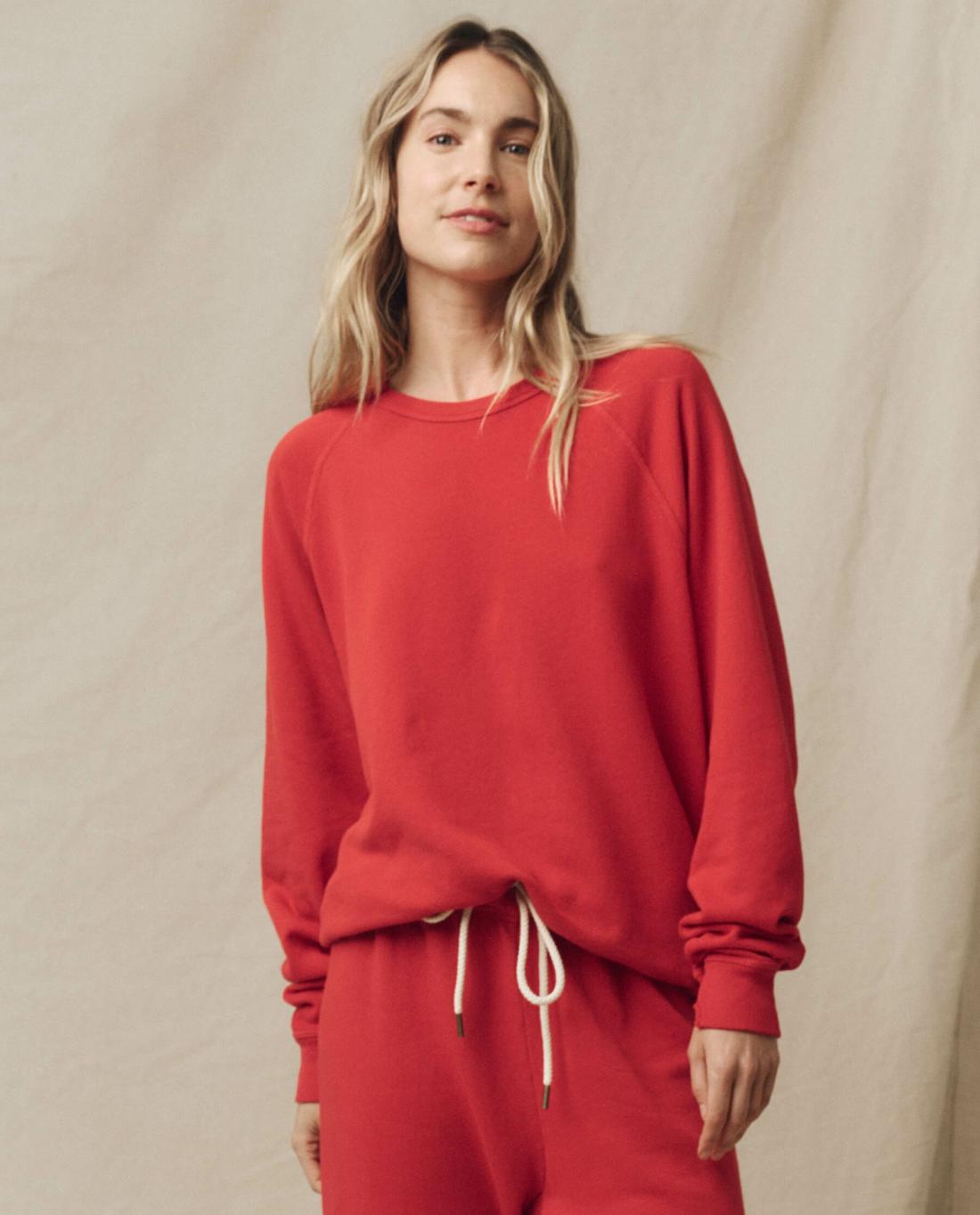 Sweatshirts | Women The Great. The College Sweatshirt. Solid Campfire