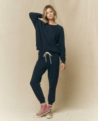 Sweatshirts | Women The Great. The College Sweatshirt. Solid True Navy