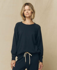 Sweatshirts | Women The Great. The College Sweatshirt. Solid True Navy