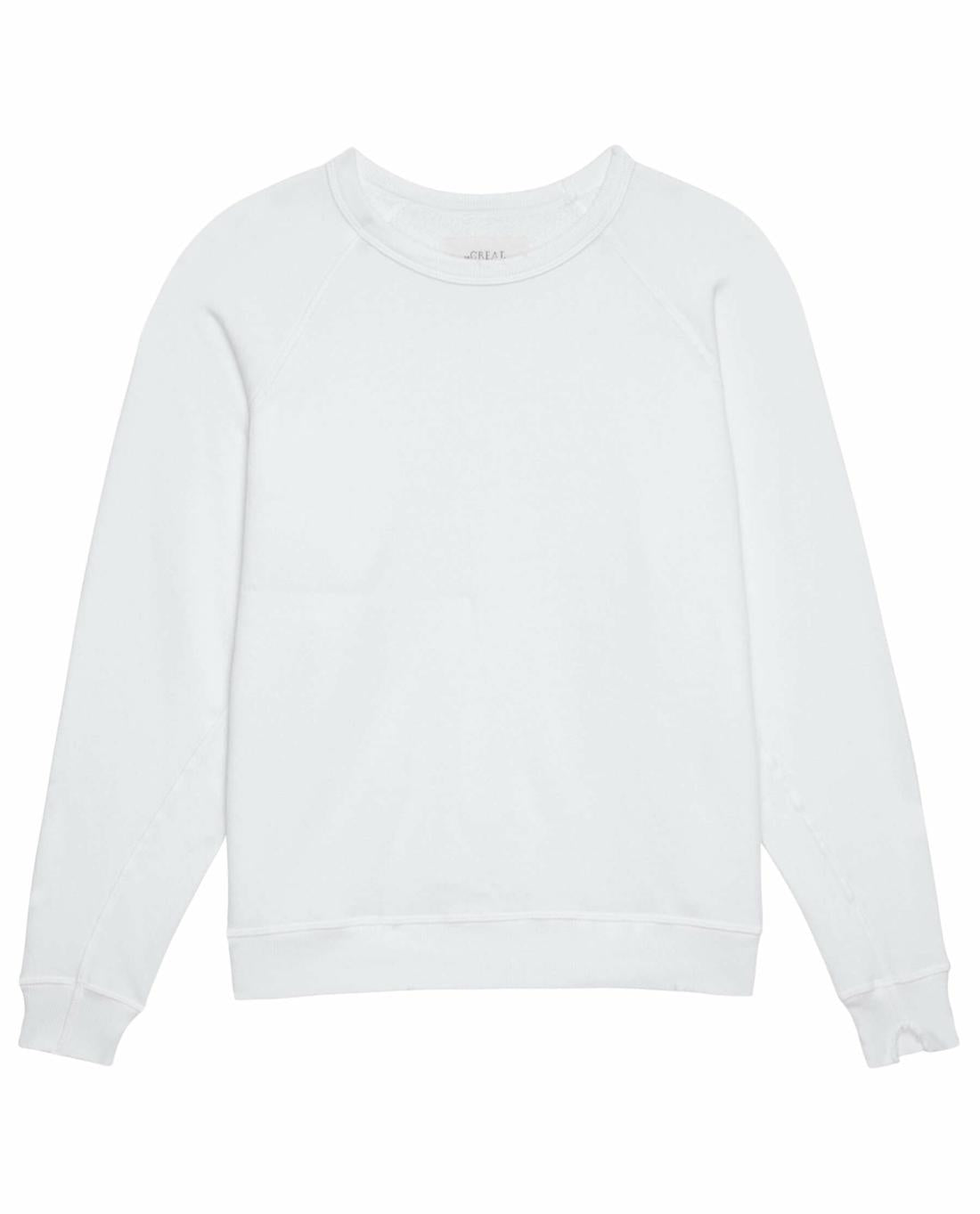 Sweatshirts | Women The Great. The College Sweatshirt. Solid True White