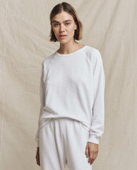 Sweatshirts | Women The Great. The College Sweatshirt. Solid True White