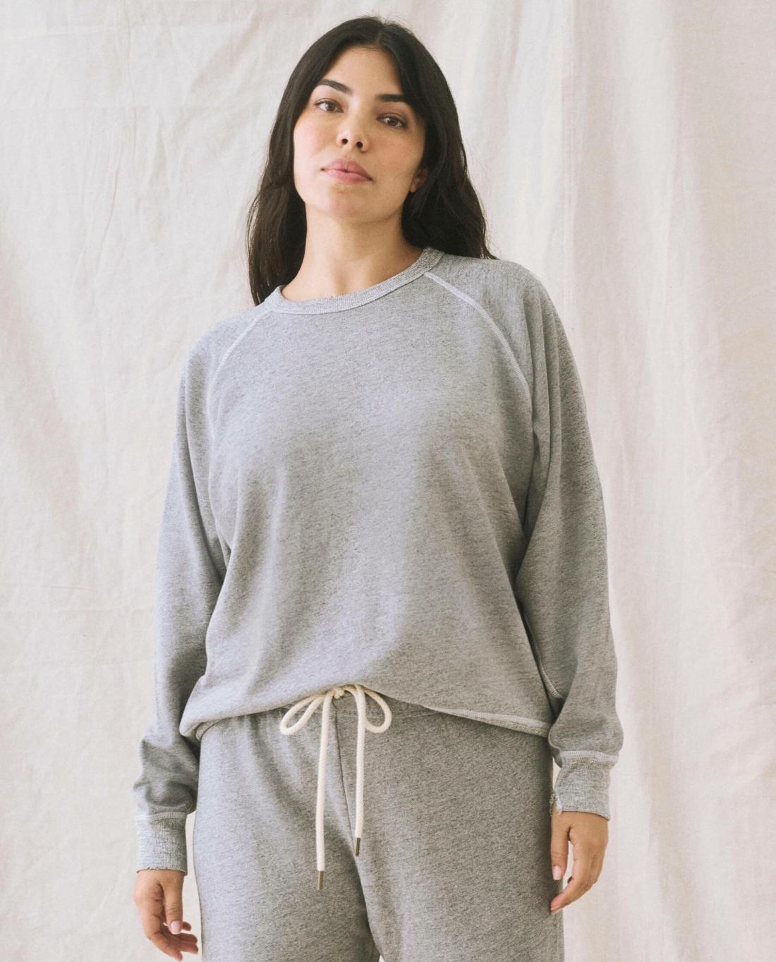 Sweatshirts | Women The Great. The College Sweatshirt. Varsity Grey