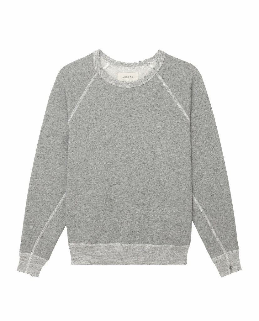Sweatshirts | Women The Great. The College Sweatshirt. Varsity Grey