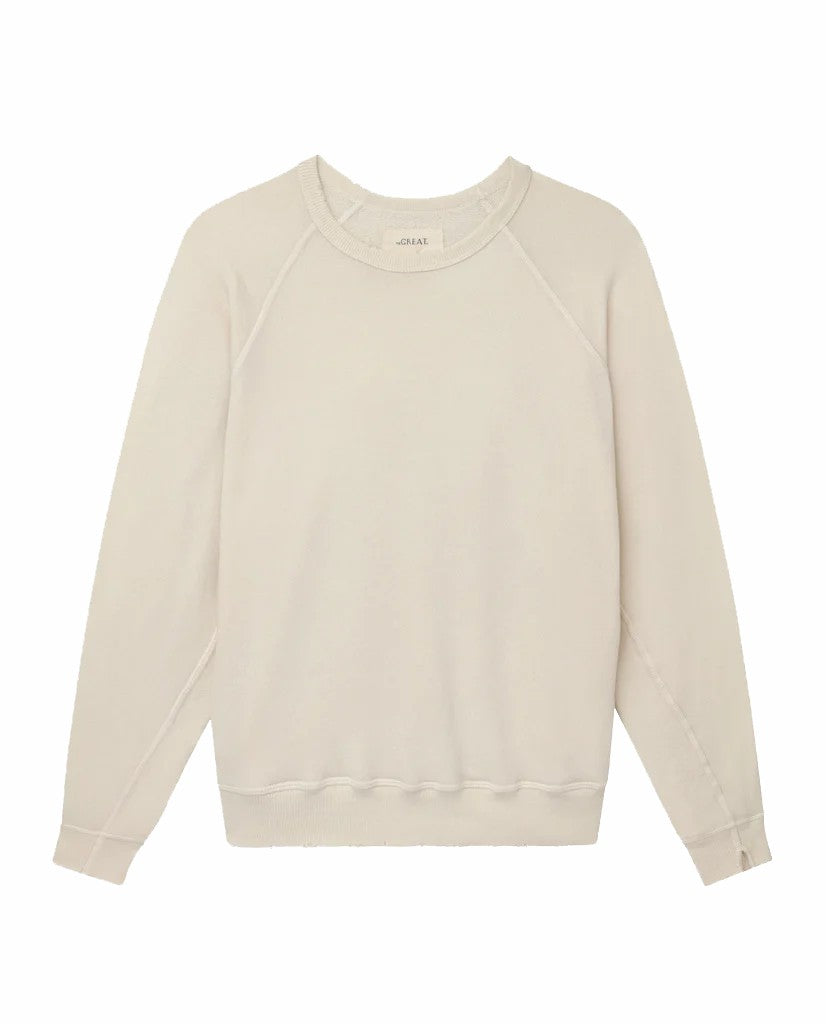 Sweatshirts | Women The Great. The College Sweatshirt. Washed White