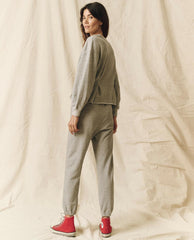 Sweatshirts | Women The Great. The Corset Sweatshirt. Varsity Grey