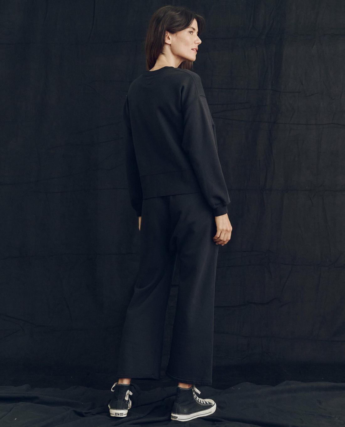 Sweatshirts | Women The Great. The League Sweatshirt. Almost Black