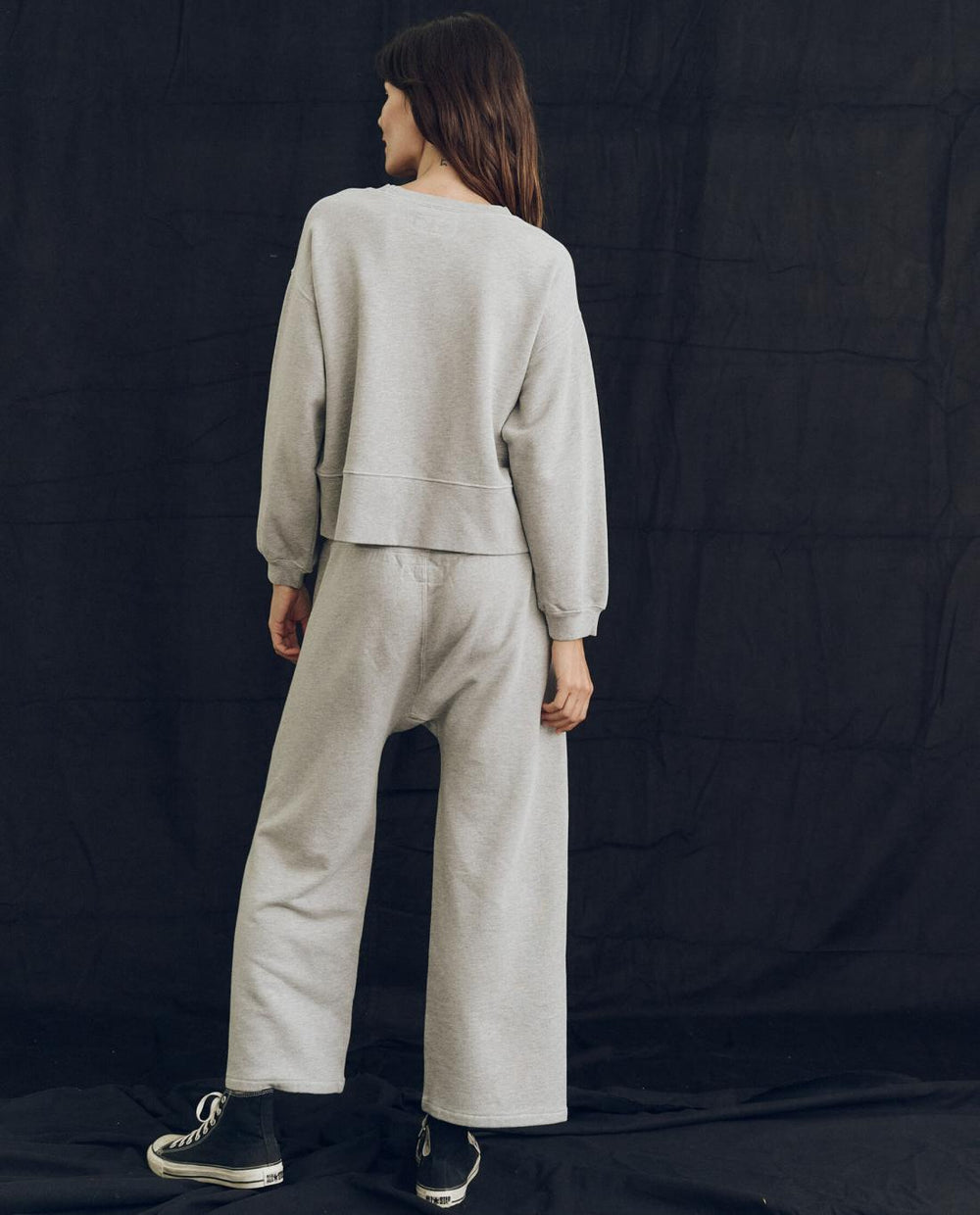 Sweatshirts | Women The Great. The League Sweatshirt. Lofty Heather Grey