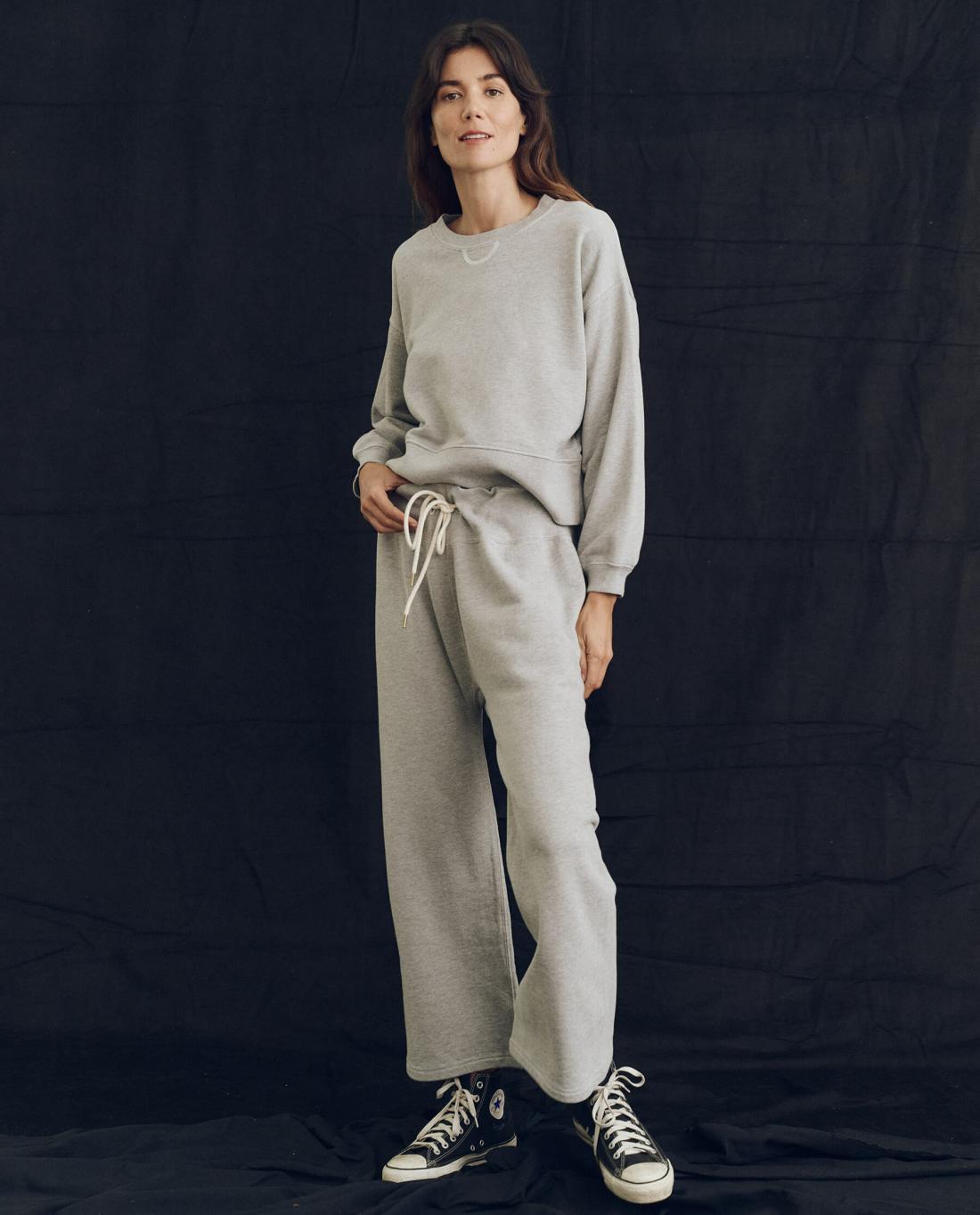 Sweatshirts | Women The Great. The League Sweatshirt. Lofty Heather Grey