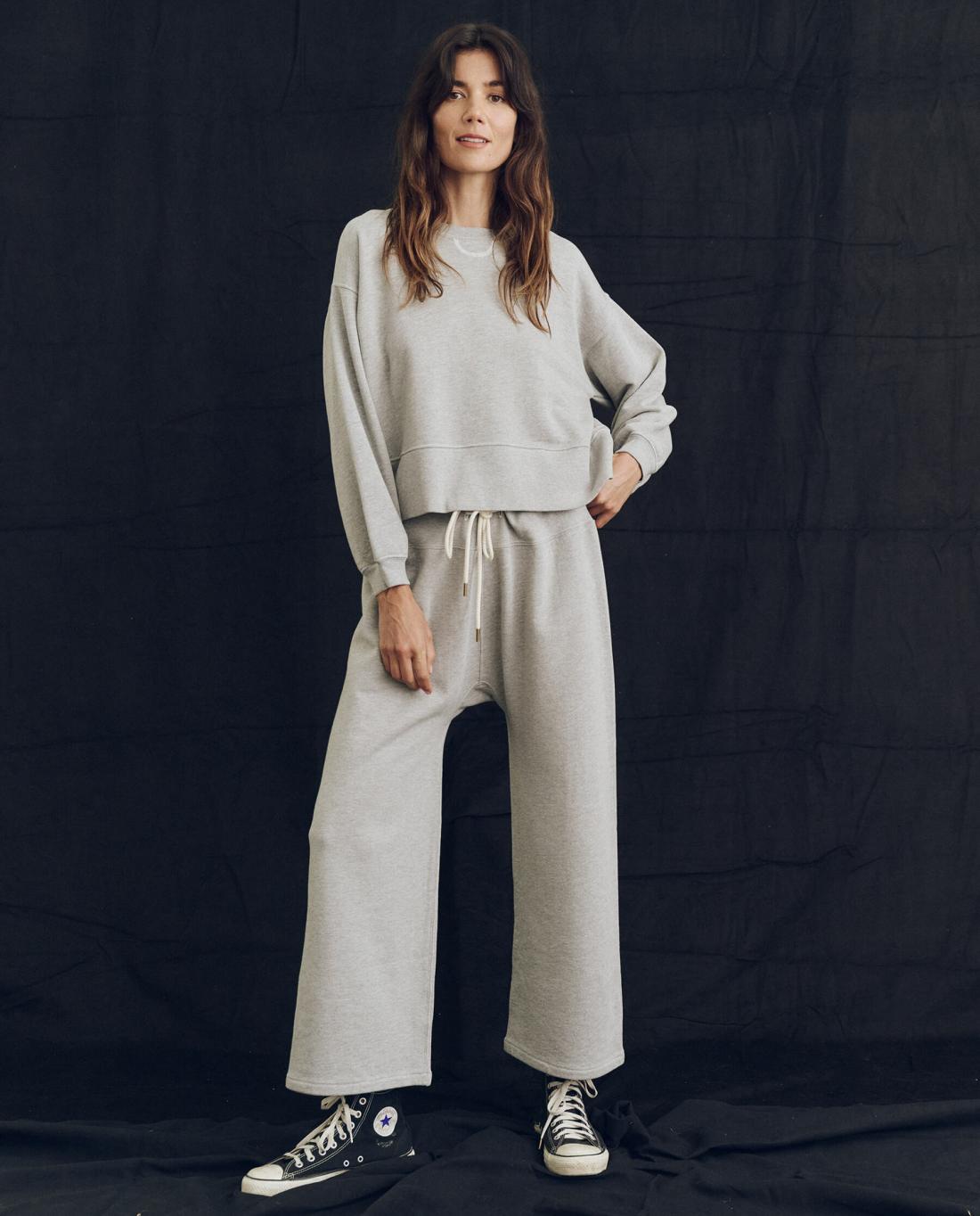 Sweatshirts | Women The Great. The League Sweatshirt. Lofty Heather Grey