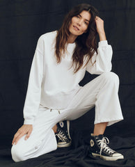 Sweatshirts | Women The Great. The League Sweatshirt. True White