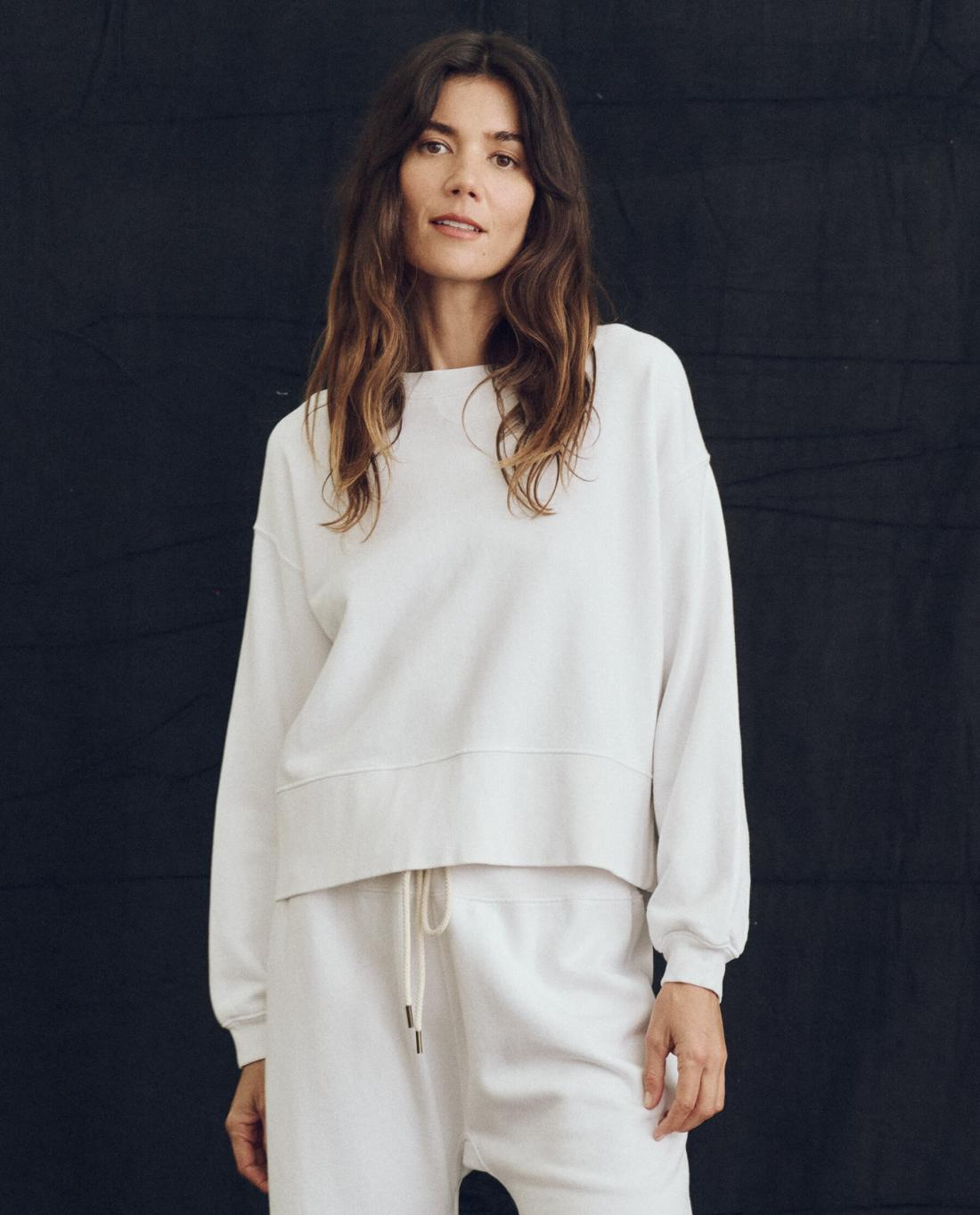 Sweatshirts | Women The Great. The League Sweatshirt. True White