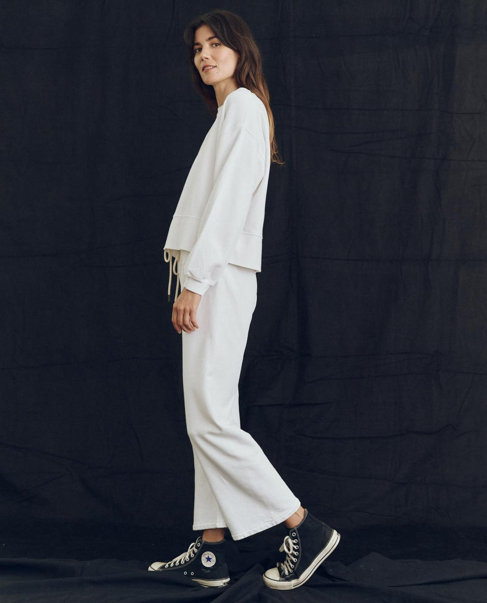 Sweatshirts | Women The Great. The League Sweatshirt. True White