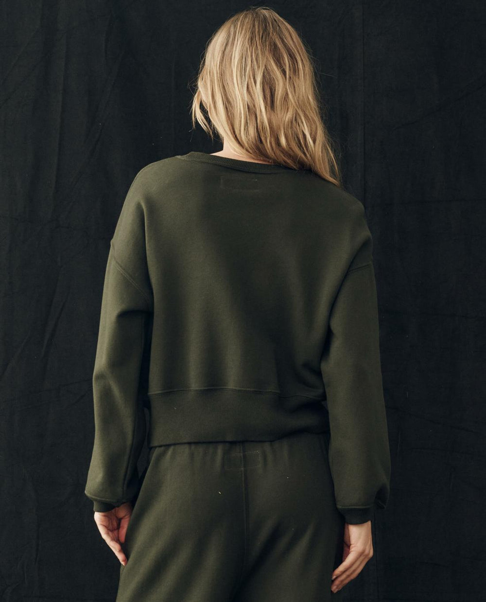 Sweatshirts | Women The Great. The League Sweatshirt. Woodland Green
