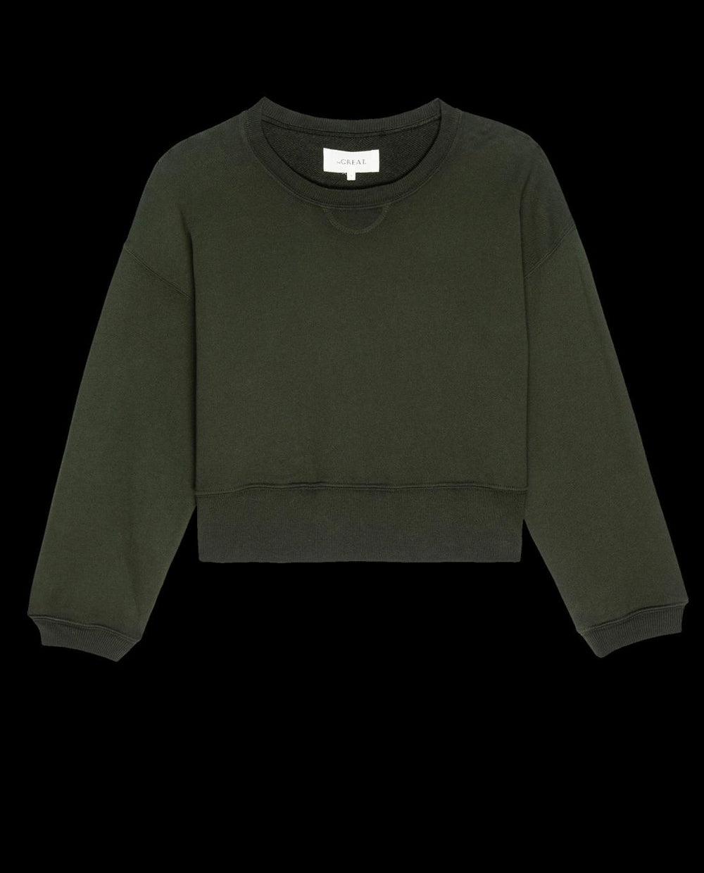 Sweatshirts | Women The Great. The League Sweatshirt. Woodland Green