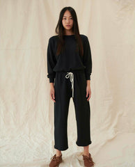 Sweatshirts | Women The Great. The Shrunken Sweatshirt. Almost Black