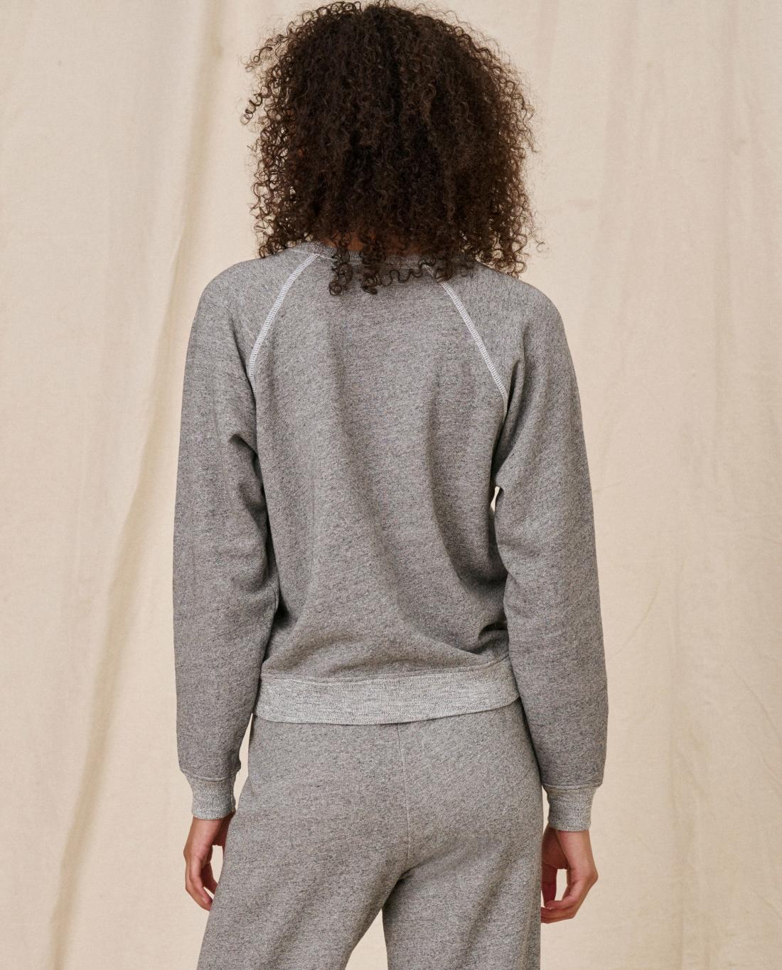 Sweatshirts | Women The Great. The Shrunken Sweatshirt. Varsity Grey