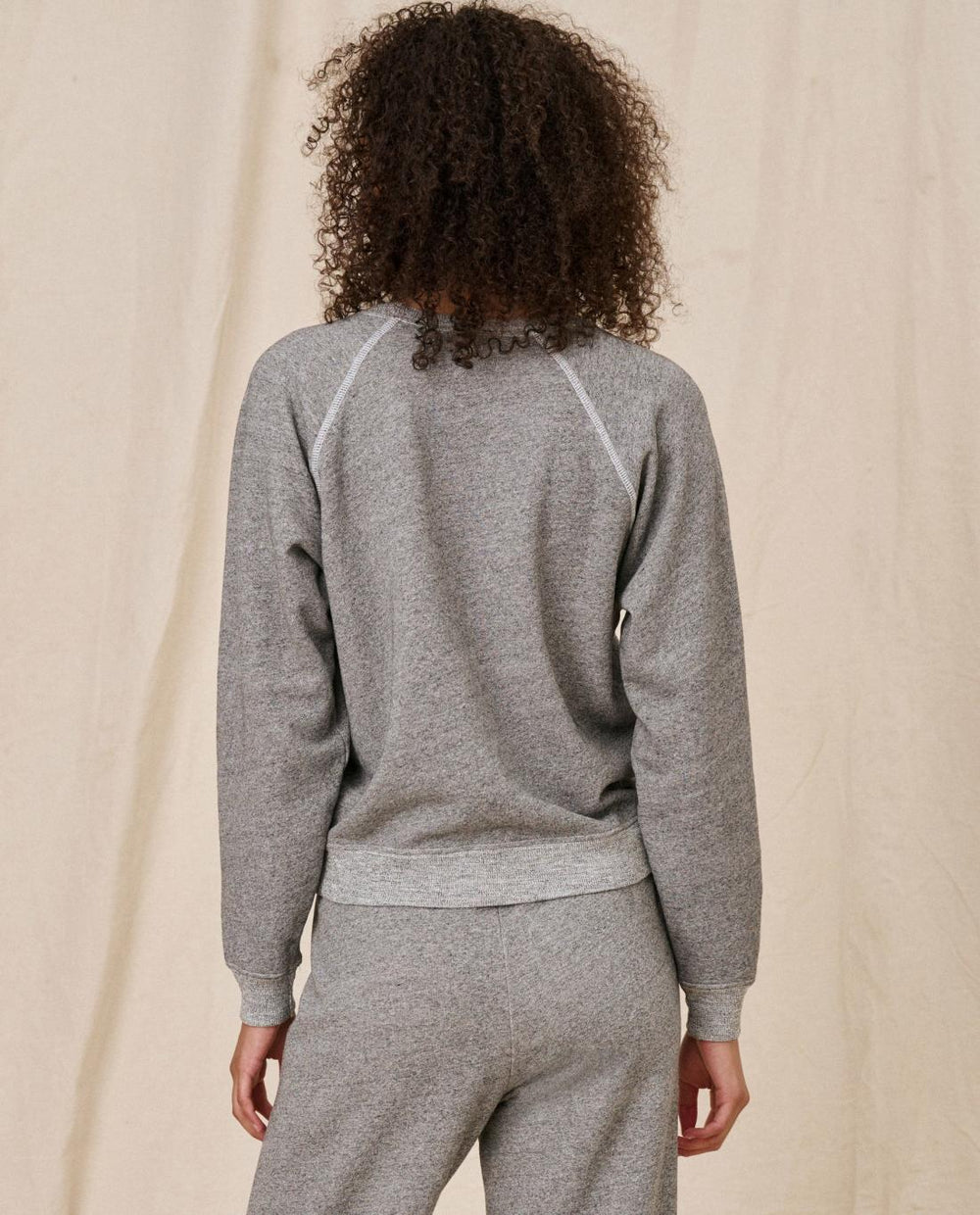 Sweatshirts | Women The Great. The Shrunken Sweatshirt. Varsity Grey