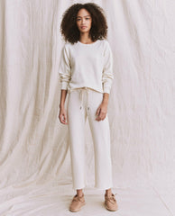 Sweatshirts | Women The Great. The Shrunken Sweatshirt. Washed White