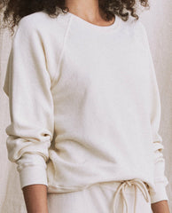 Sweatshirts | Women The Great. The Shrunken Sweatshirt. Washed White
