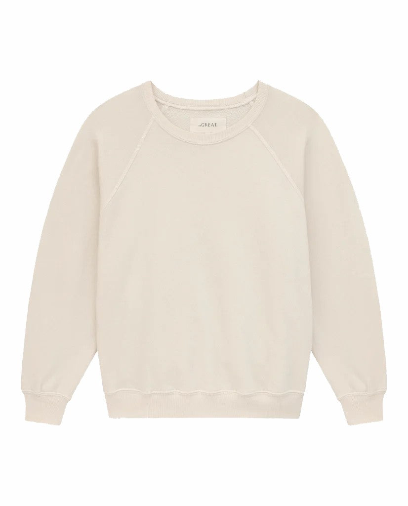 Sweatshirts | Women The Great. The Shrunken Sweatshirt. Washed White