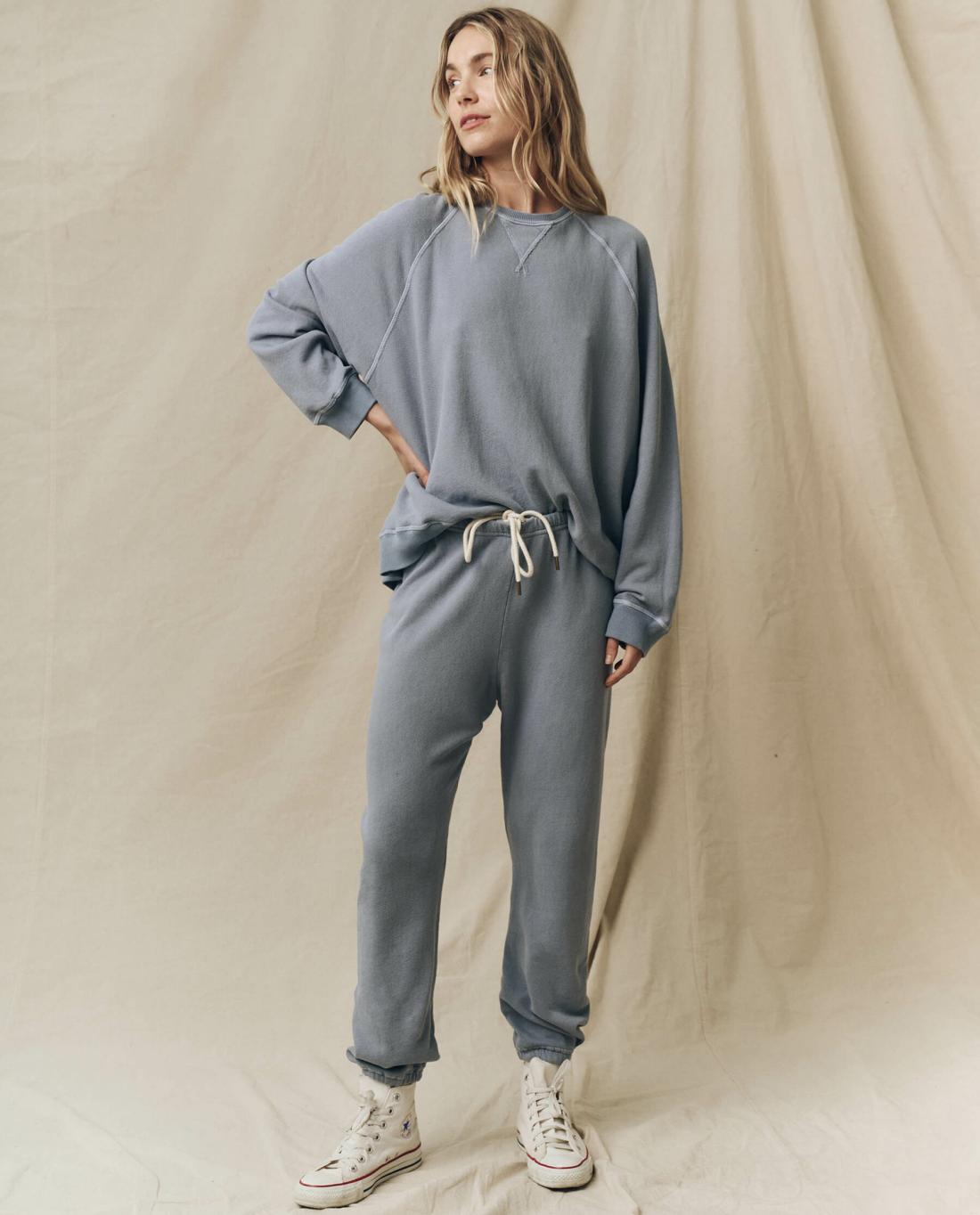 Sweatshirts | Women The Great. The Slouch Sweatshirt. Solid Big Sky